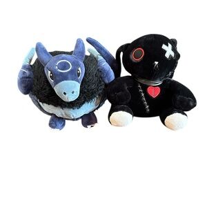 Gothic plushies